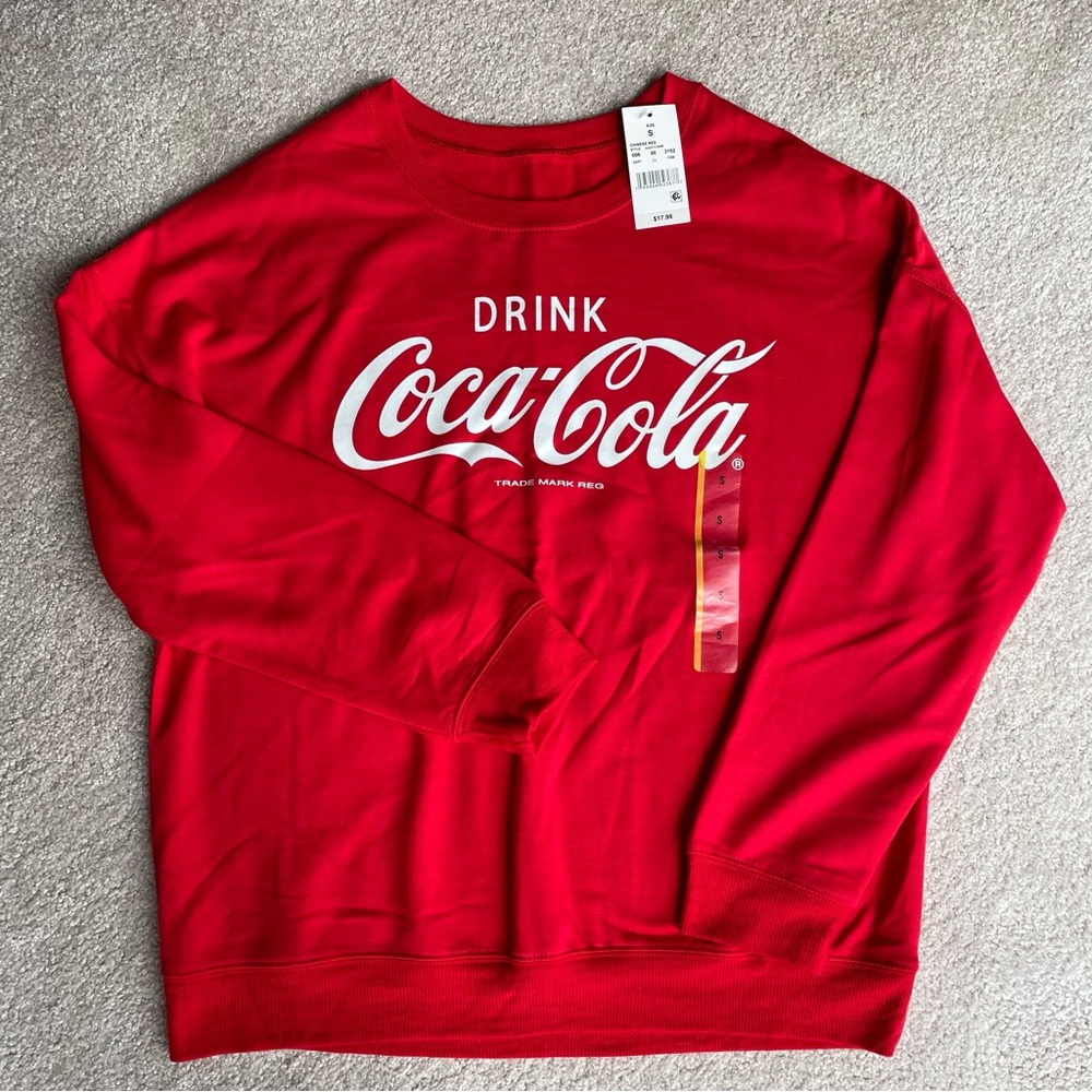 Official Coca-Cola Women’s Crewneck | RED - SMALL